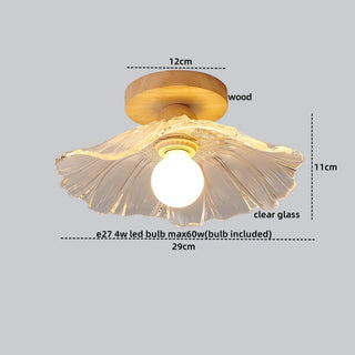 Celako™ Lucara Ceiling Light | Glass Wood Kitchen Island Lighting