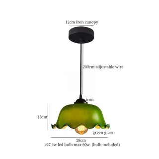 Celako™ Auricone Pendant Light | Glass Vintage Bedroom Lighting