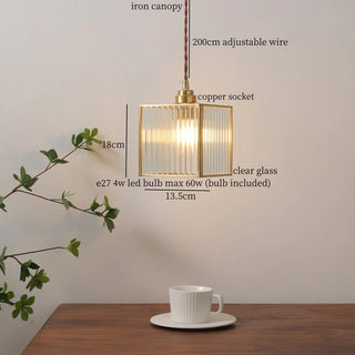 Celako™ Vitrielle Pendant Light | Glass Japan Vintage
