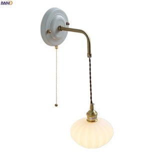 Celako™ Opalique Wall Light | White Glass Living Room Lighting
