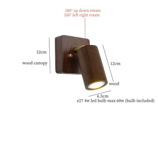 Celako™ Hinoku Wall Light | Wood Japan Wabi Sabi