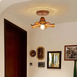 Celako™ Mellite Ceiling Light | Amber Glass Kitchen Island Lighting
