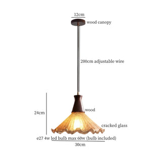 Celako™ Kohana Pendant Light | Glass Japan Vintage