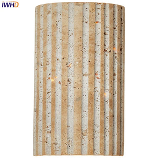 Celako™ Avorio Wall Light | Travertine Bedroom Lighting