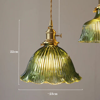 Celako™ Vitova Pendant Light | Polished Copper Bedroom Lighting