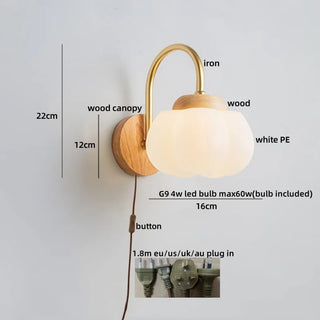Celako™ Flocca Wall Light | PE Lampshade Dining Room Lighting