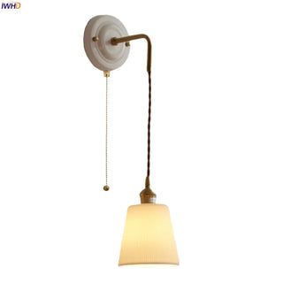 Celako™ Striora Wall Light | Ceramic Bedroom Lighting