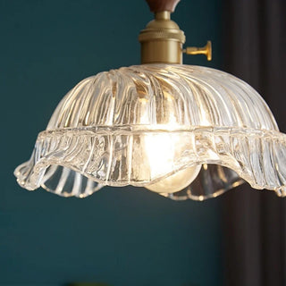 Celako™ Auravitro Pendant Light | Clear Glass Stone Kitchen Island Lighting
