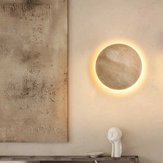 Celako™ Travena Wall Light | Travertine Bedside Lighting
