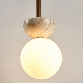 Celako™ Terrella Pendant Light | Yellow Travertine Kitchen Island Lighting