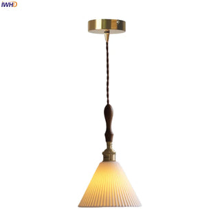 Celako™ Albesco Pendant Light | White Ceramic Bedroom Lighting