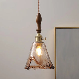 Celako™ Emberlin Pendant Light | Amber Glass Kitchen Island Lighting