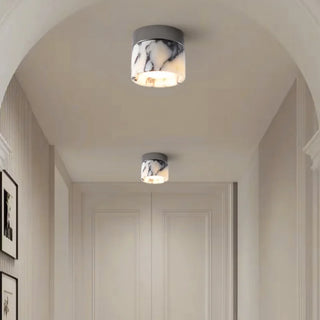 Plafonnier Celako™ Lunapietra | Luminaire de salon moderne en marbre