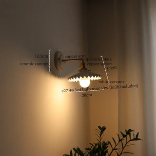 Celako™ Ceravola Wall Light | Ceramic Modern Style Bedroom Lighting