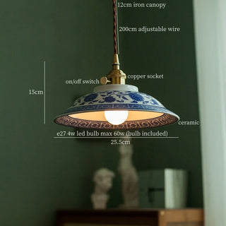 Celako™ Auriclay Pendant Light | Ceramic Kitchen Island Lighting