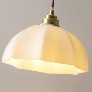 Celako™ Opaluma Pendant Light | White Glass Kitchen Island Lighting
