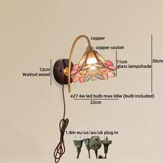 Celako™ Ambrosia Wall Light | Glass Bedside Lighting