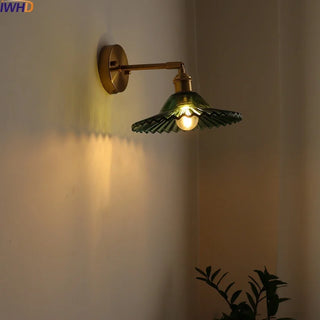 Celako™ Verdico Wall Light | Copper Glass Vintage Style Bedroom Lighting