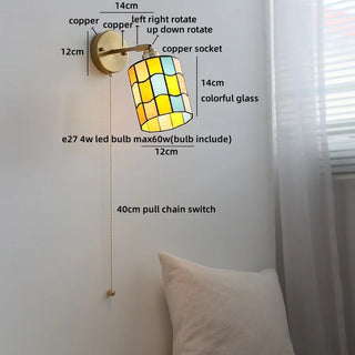 Celako™ Cupria Wall Light | Copper Bedside Lighting