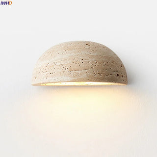 Celako™ Travient Wall Light | Yellow Travertine Living Room Lighting