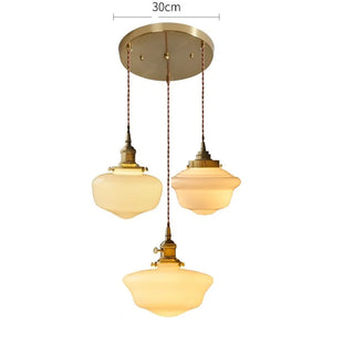 Celako™ Lattea Pendant Light | Glass Stone Bedroom Lighting