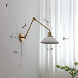 Celako™ Fermato Wall Light | Ceramic Bedroom Lighting