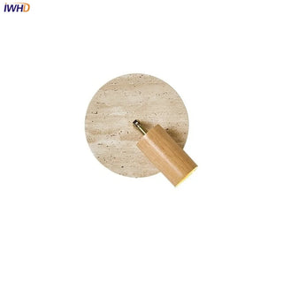 Celako™ Cavita Wall Light | Travertine Living Room Lighting