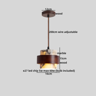 Celako™ Marmora Pendant Light | Marble Dining Room Lighting