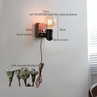Celako™ Cerasyl Wall Light | Ceramic Nordic Modern Living Room Lighting
