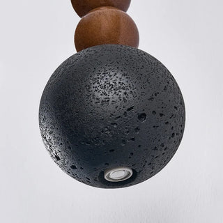 Celako™ Neropiet Pendant Light | Black Travertine Bedroom Lighting