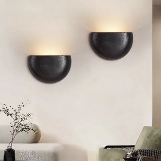 Celako™ Tiburtin Wall Light | Black Travertine Living Room Lighting
