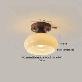 Celako™ Nucora Ceiling Light | Glass Dining Room Lighting