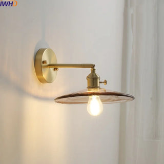 Celako™ Ambrius Wall Light | Glass Bedroom Lighting