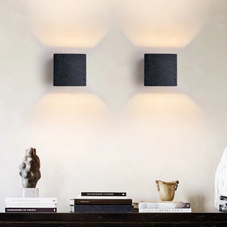Celako™ Travinoir Wall Light | Black Travertine Living Room Lighting
