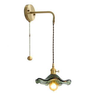Celako™ Ambrien Wall Light | Amber Glass Living Room Lighting