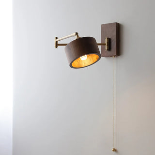 Celako™ Hinoki Wall Light | Wood Bedroom Lighting