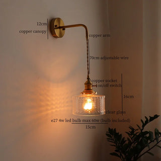 Celako™ Patinor Wall Light | Green Glass Living Room