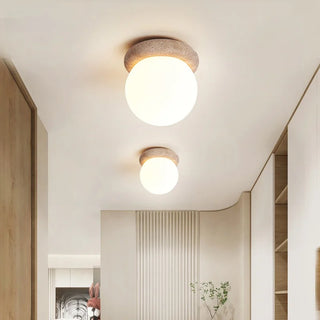 Celako™ Sabbiosa Ceiling Light | Yellow Travertine Living Room Lighting