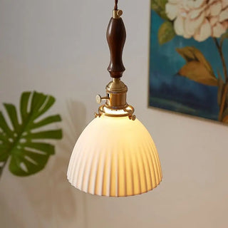 Celako™ Albaris Pendant Light | White Ceramic Kitchen Island Lighting