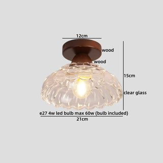 Celako™ Glintre Ceiling Light | Clear Glass Modern Style