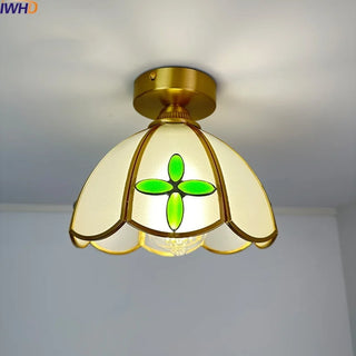 Celako™ Vitreus Ceiling Light | Glass Copper Living Room Lighting
