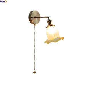 Celako™ Floreta Wall Light | Glass Bedside Lighting
