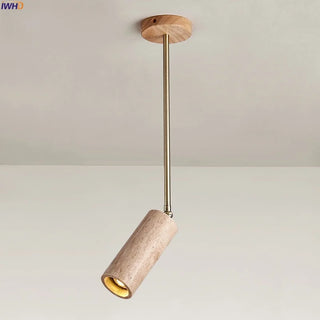Celako™ Tiburtino Pendant Light | Yellow Travertine Kitchen Island Lighting