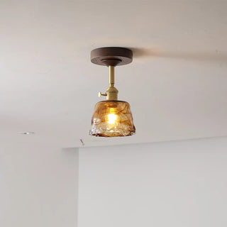 Celako™ Ambris Ceiling Light | Copper Glass Kitchen Island Lighting