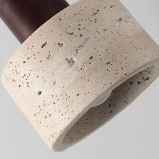Celako™ Tivara Wall Light | Travertine Bedside Lighting