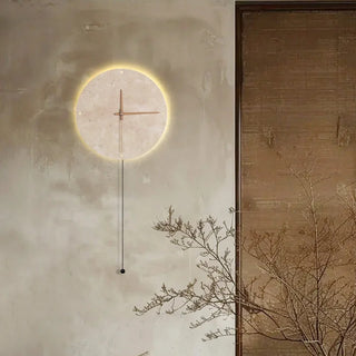 Celako™ Tibora Wall Light | Yellow Travertine Living Room Lighting
