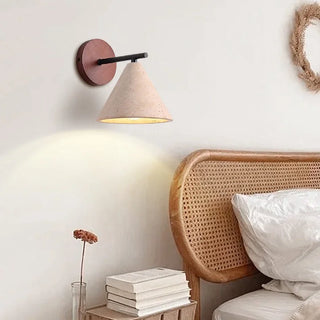 Celako™ Traveno Wall Light | Travertine Bedroom Lighting