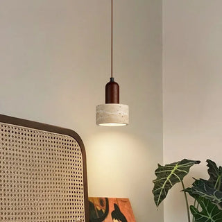 Celako™ Lumetra Pendant Light | Yellow Travertine Kitchen Island Lighting