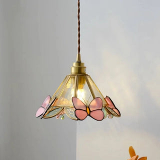Celako™ Papillia Pendant Light | Glass Tiffany Vintage Living Room Lighting