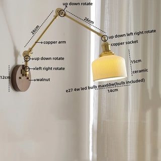 Celako™ Ceralta Wall Light | Copper Bedroom Lighting